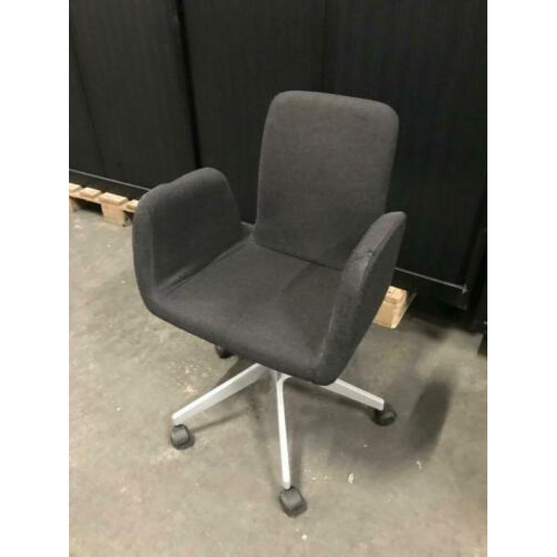 2 bureaustoelen, bureaustoel, antraciet | artnr. 1523