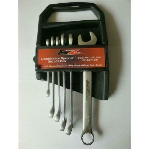 HZ 6 Delige Engelse (Inche) Steek – Ringsleutelset