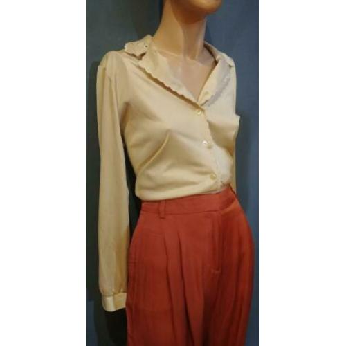 Vintage blouse (70s) in romantische stijl (MT M)