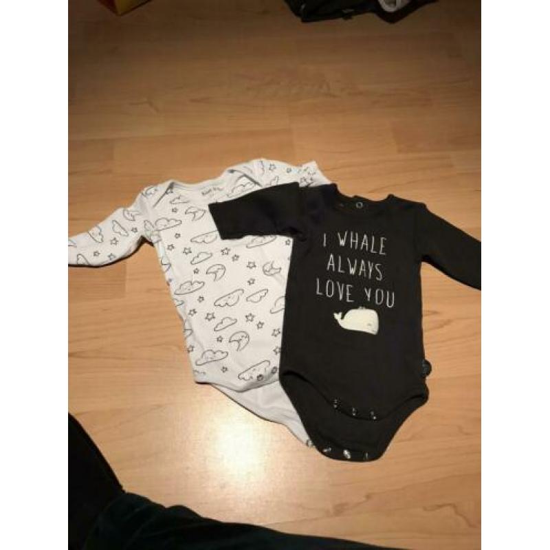 Babykleding jongens maat 56 noppies