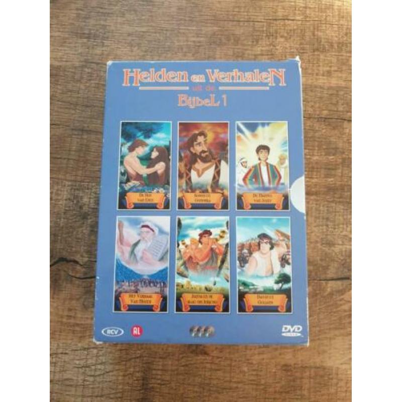 Dvd film helden en verhalen uit de bijbel deel 1 tekenfilm