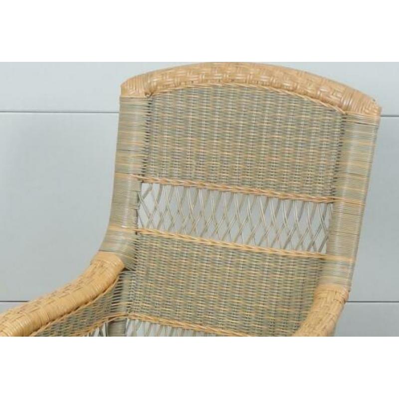 Rieten Slaapkamerstoel, Rotan Bedroom Fauteuil