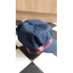 Pet met glitter en ruit donkerblauw nieuw