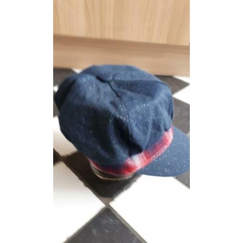 Pet met glitter en ruit donkerblauw nieuw