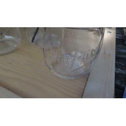 4 maal weckpot weck pot glas uit frankrijk