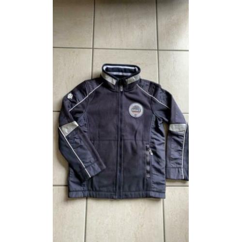 Blauwe jas van het merk Reset. Maat 152