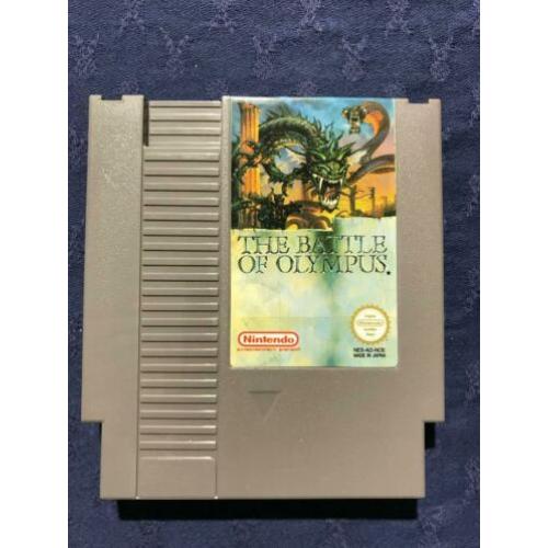 Nintendo Nes spel. The Battle of Olympus .