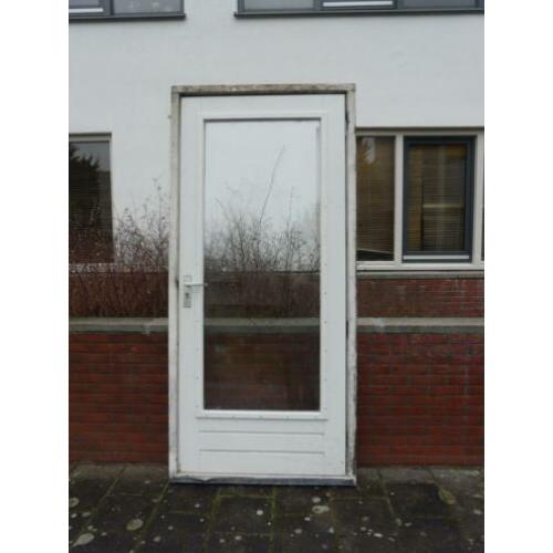 buitendeur hardhout met glas