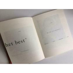 Ontwerp Irma Boom - Je kan het best - 1989
