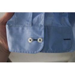 CASA MODA blouse overhemd blauw patronen maat 52