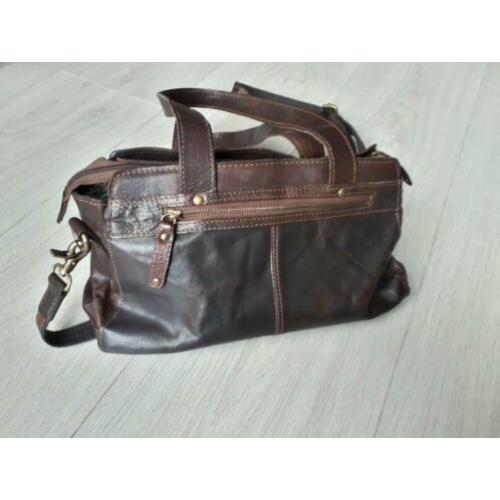 Mooie leren handtas Spikes and Sparrow