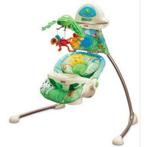 Fisher Price Rainforest Swing Schommelstoel op netstroom!!