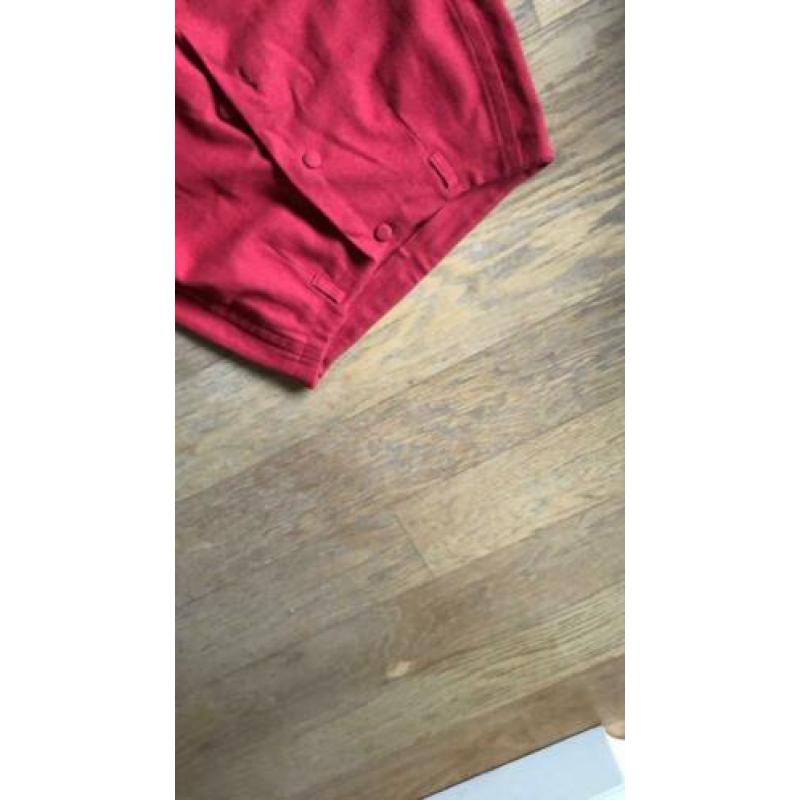 Mac maggie vintage lange rok rood wol maat L zgan