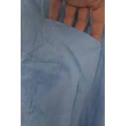 CASA MODA blouse overhemd blauw patronen maat 52
