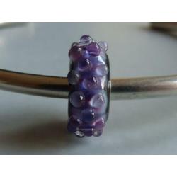 Mooie paarse bead, past ook op TROLLBEADS