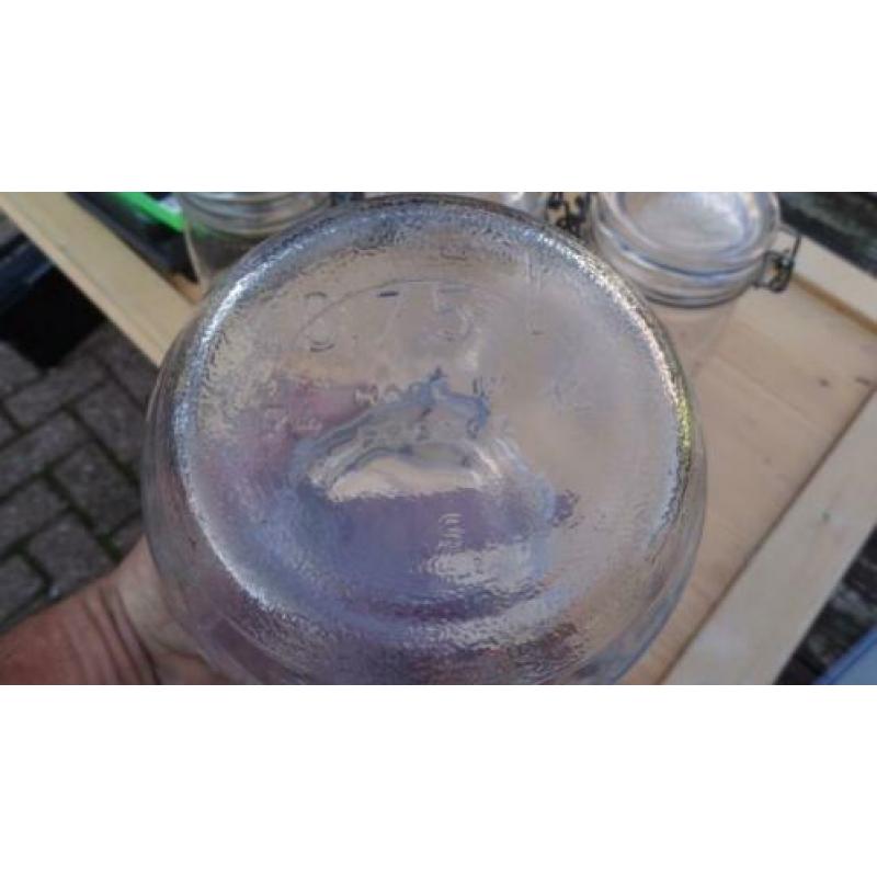 4 maal weckpot weck pot glas uit frankrijk
