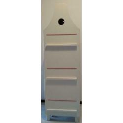 kast, wit, boekenkast, vorm van huisje