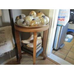 Heksenballen ballen goud glas craquele 17 stuks