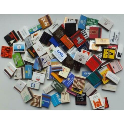 Luciferdoosjes en mapjes partijtje van 90 stuks