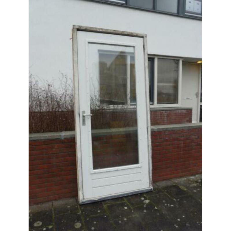 buitendeur hardhout met glas