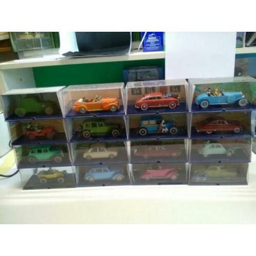 16 verschillende auto's van KUIFJE