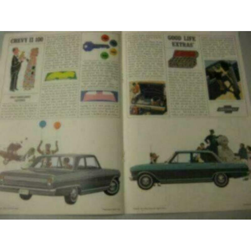 1964 Chevrolet Chevy II Nova versie 1 Brochure USA