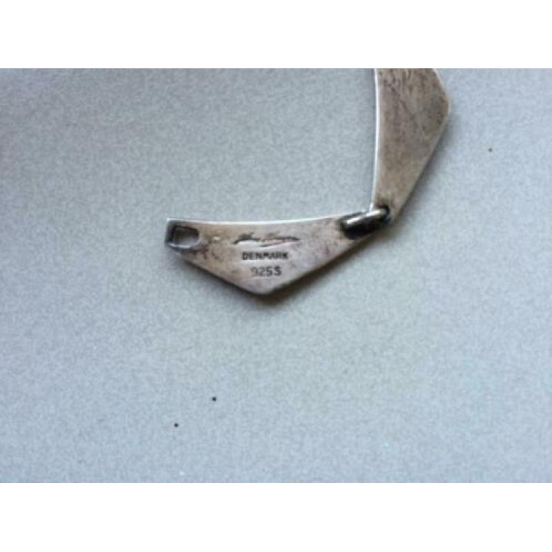 Hans Hansen Vintage Peak Design Sterling silver Halske