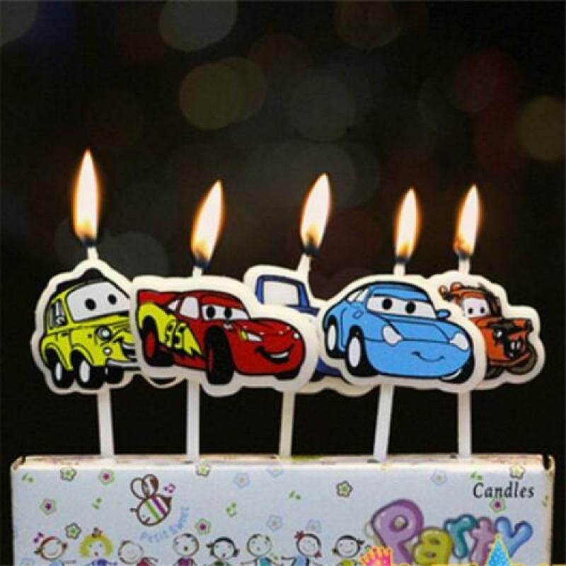 Birthday Kaarsen Cars,Superwings,Pr. Sofia &Thomas de Trein