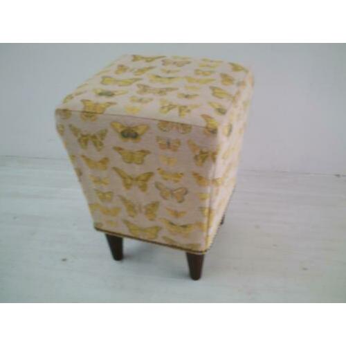 QUADRO krukje - Iosis stof, vlinder geel - NIEUW !!