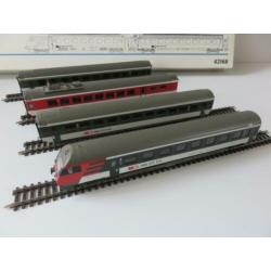 Marklin 42168 4-delige pendelwagenset van de SBB