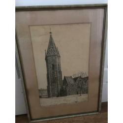 De Haagsche Toren, 75x53cm