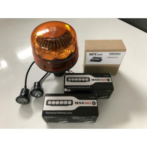 Complete set flitslampen R65 hoog vermogen.