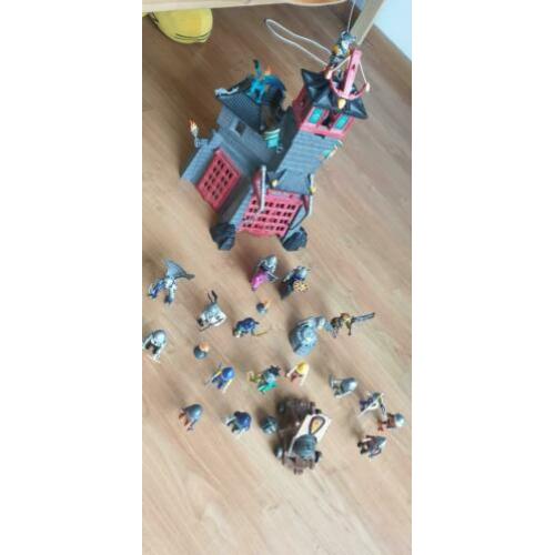 Drakenkasteel met extra ridders, draken en kogels