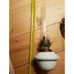 Antieke hang olie lamp