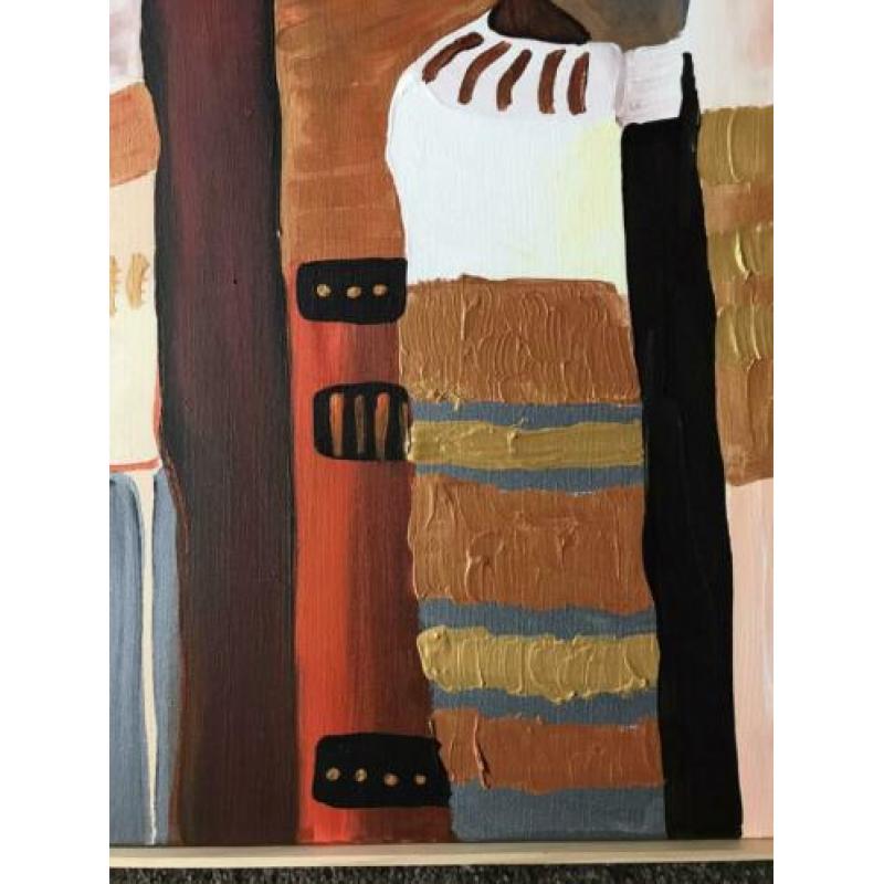Kosmopolitisch schilderij gesigneerd Seidel