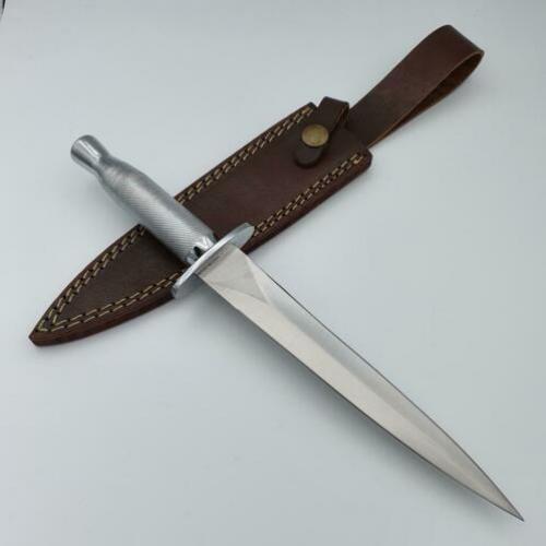 British Commando Knife Militaria Verchroomd mes / zakmes