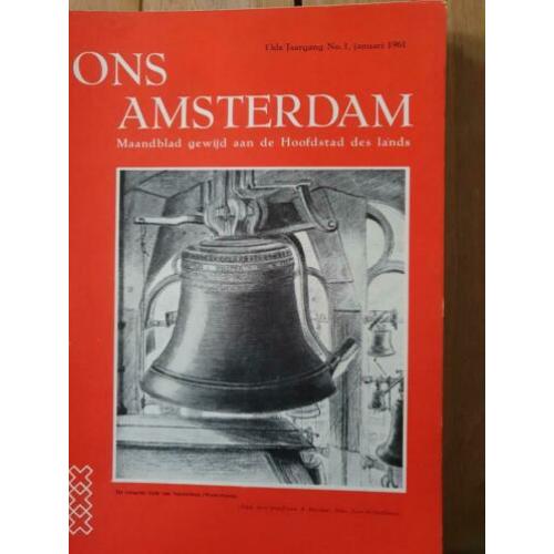 Verschillende jaargangen van tijdschrift "Ons Amsterdam"