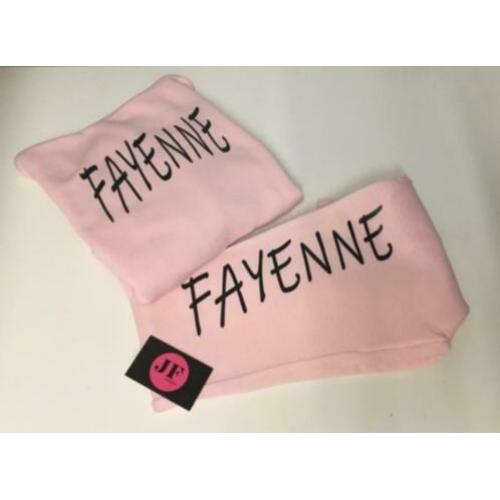 Leuke joggingpakken met je eigen naam in maat 158