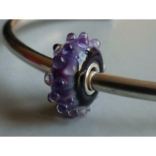 Mooie paarse bead, past ook op TROLLBEADS