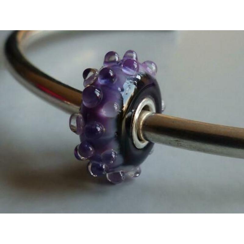 Mooie paarse bead, past ook op TROLLBEADS