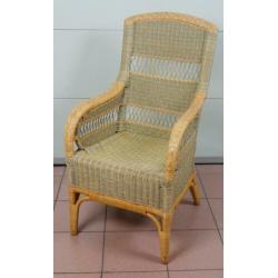 Rieten Slaapkamerstoel, Rotan Bedroom Fauteuil