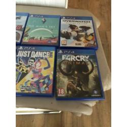 PS 4 games 10 stuks