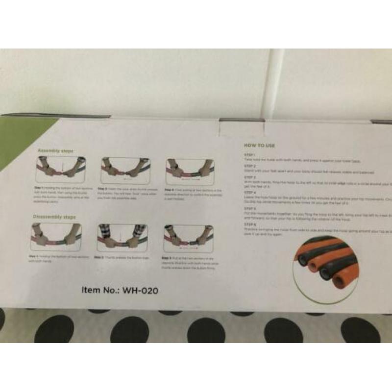 Weight hoop incl taille band, beide nieuw in verpakking