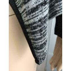 B964 Pimkie: grijs vest vestje jasje Maat M=38/40