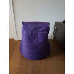Sit & joy kinder zitzak paars met extra vulling
