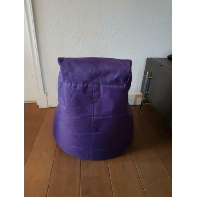 Sit & joy kinder zitzak paars met extra vulling