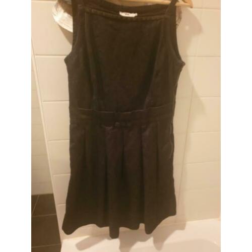 Vanilia VNL zwarte jeans jurk met studs