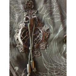 Jurk zwart met details. Maat S/M