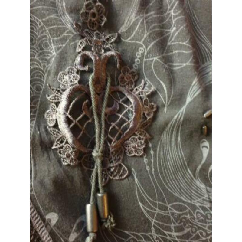 Jurk zwart met details. Maat S/M