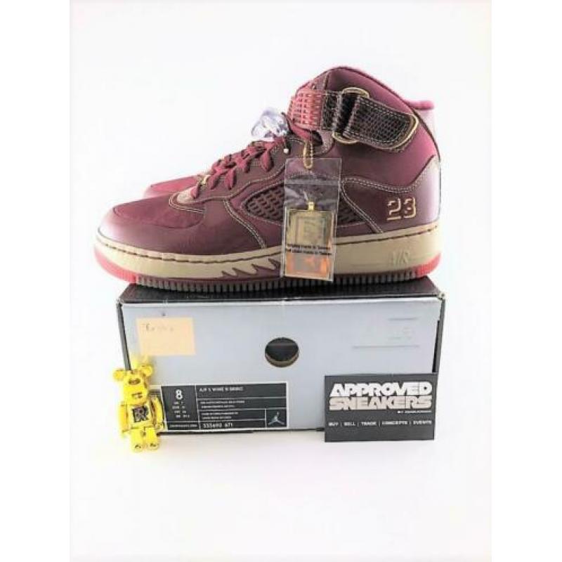 Nike Air Jordan Force 5 AJF5 Wine n Grind Q54 Quai US8 41